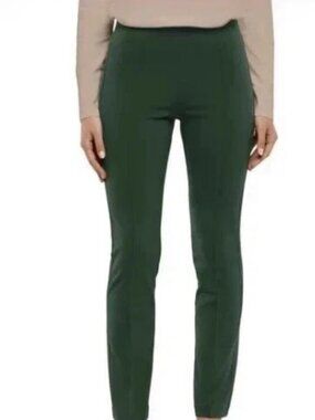 Banana Republic Women's Pull-On Straight Leg Ponte Pants, Green, Size XL
